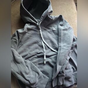 FIGS Gray Hooded Sweatshirt Drawstrings Women Large